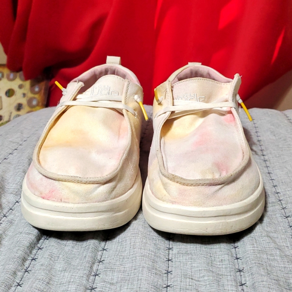 Hey Dude Wendy Rise Rivet Tea Tie Dye Shoes - Picture 2 of 8